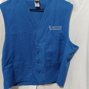 El Jarochito Men’s XL Employee Work Vest, Preowned.